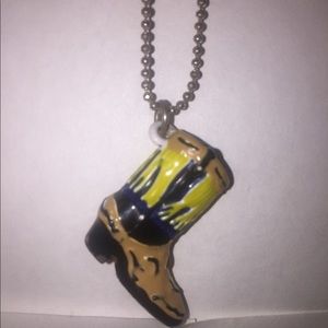 Boot necklace